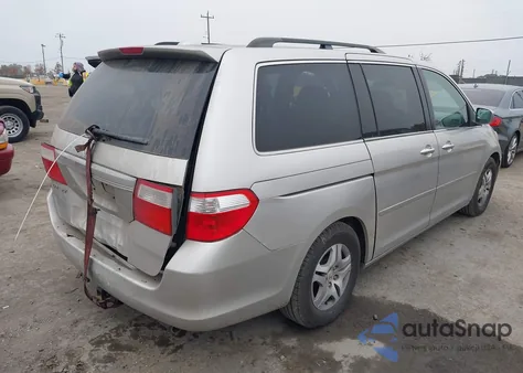 2007 Honda Odyssey Ex-L из США, поврежденный, VIN 5FNRL387X7B129229